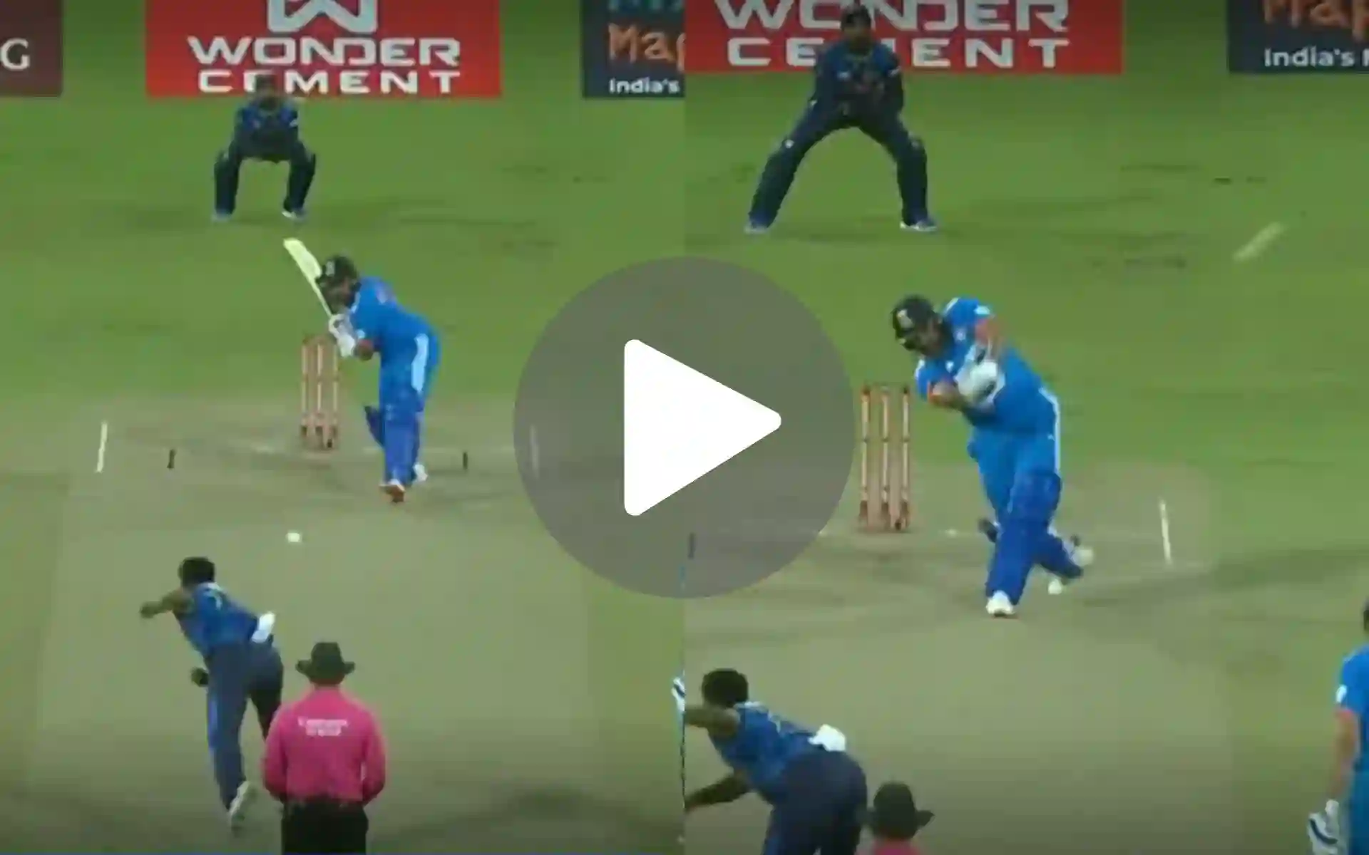 [Watch] Rohit Sharma Marks His Return To Int'l Cricket With A Sumptuous Six Vs SL